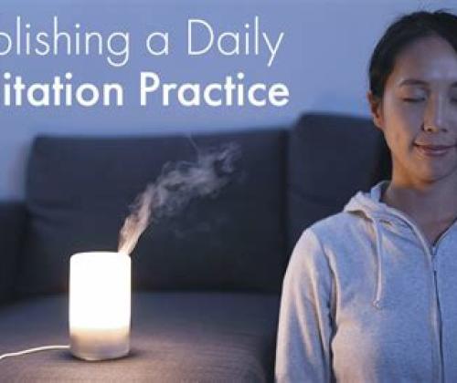 Creating a Meditation Practice